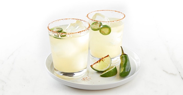 Batch Jalapeño Margaritas with Chili Pepper Salt