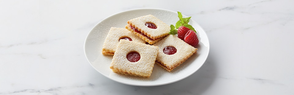 Lemon Raspberry Linzer