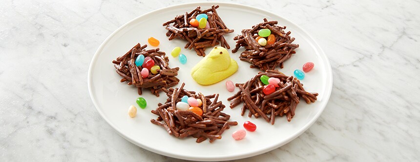 Candy Filled Nests Recipe