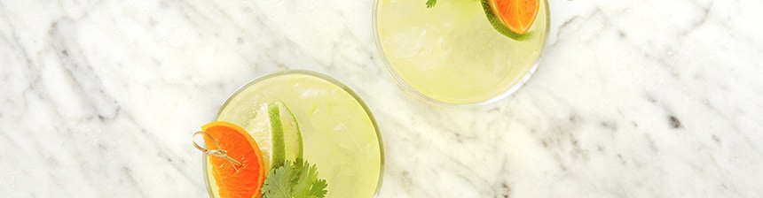 Keto-friendly Orange Cilantro Mojito Recipe