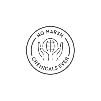 No harsh chemicals