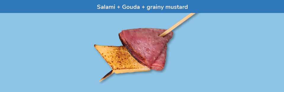 Salami + Gouda + Grainy mustard