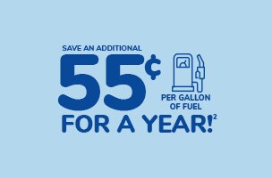 Additional 55¢ per Gallon Additional 55¢ per Gallon