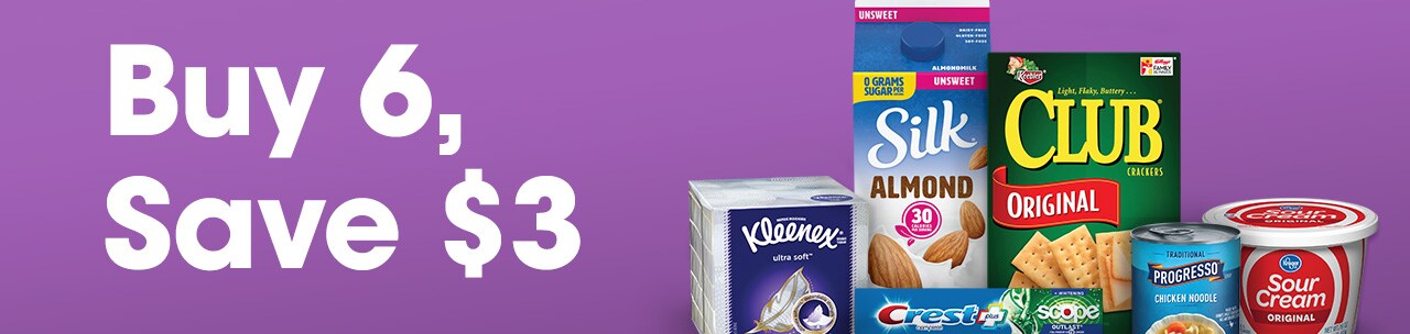 Buy 6, Save $3