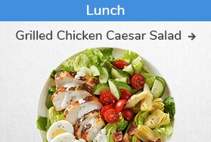 Lunch recipe. Grilled Chicken Caesar Salad