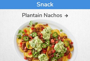 Snack recipe. Plantain Nachos