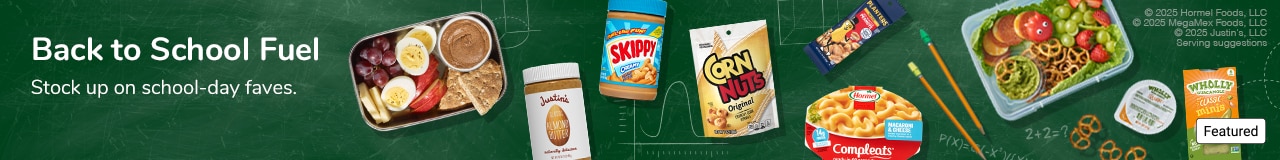 Back to School Fuel - Stock up on school-day faves.