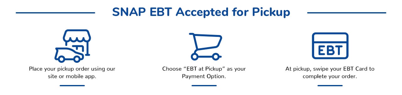 SNAP EBT Accepted for Pickup SNAP EBT Accepted for Pickup