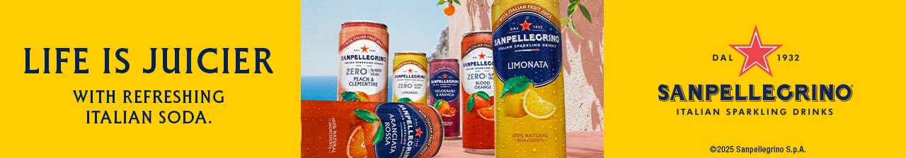 Life is juicier with refreshing Italian soda.