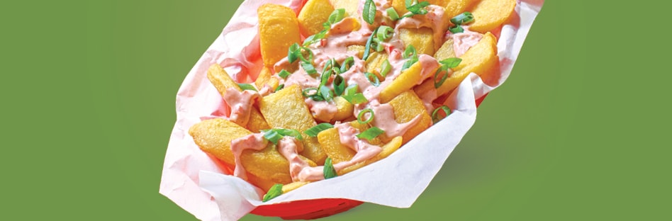 Belgian Street Fries with Sauce Andalouse